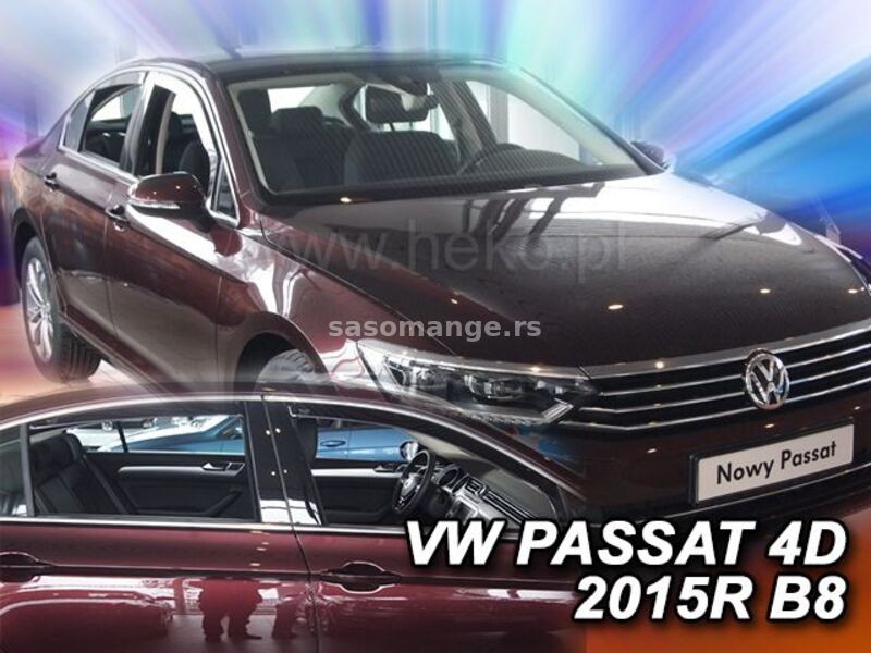 Bočni vetrobrani Team HEKO VW Passat (B8) (2014+) sedan - 4