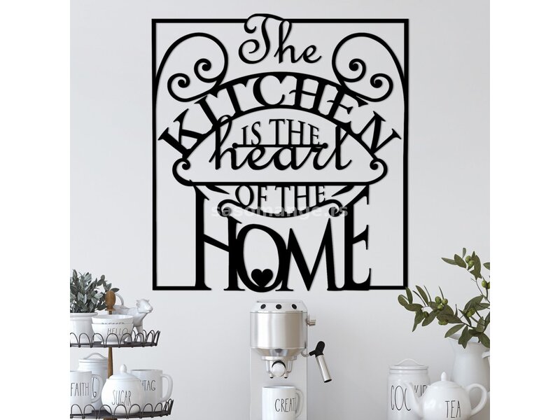 WALLXPERT Zidna dekoracija The Kitchen Is The Heart Of The Home