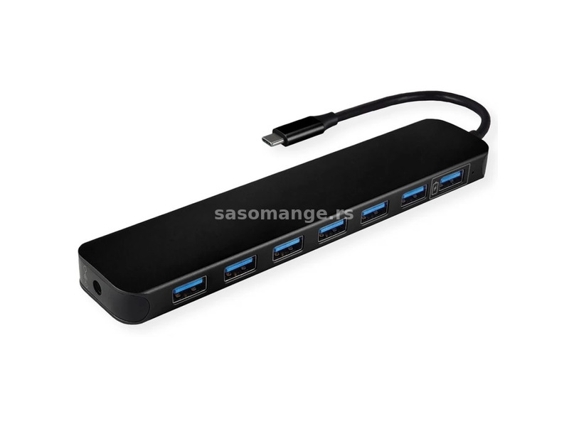 VALUELINE USB 3.2 Gen 1 Hub 7 Ports Type C connection cable with Power Supply