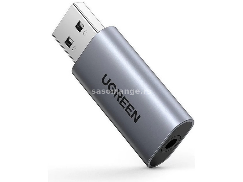 UGREEN CM383 USB 3.5 mm jack audio adapter aluminum