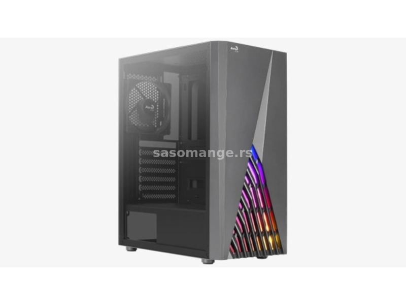 Kućište MidiTower Aerocool Delta-A-BK-v1 RGB ATX - Black ACCM-PV45012.11