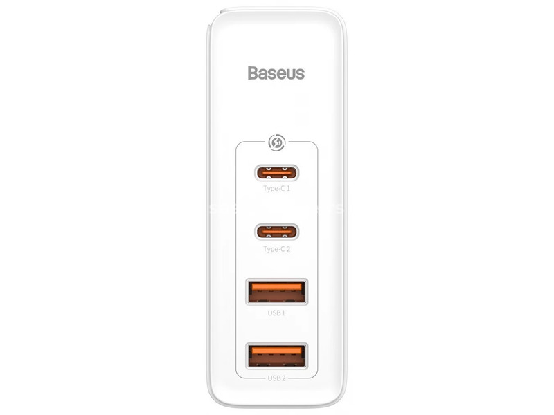 BASEUS GaN2 Pro Quick Travel Charger 2x USB + 2x USB-C 100W EU white