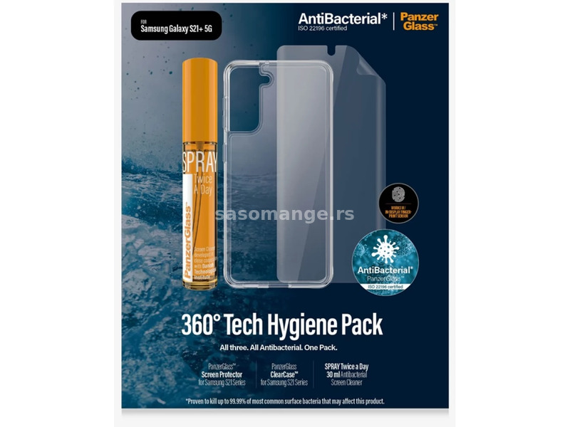 PANZERGLASS Hygiene Pack Samsung Galaxy S21 Plus transparent