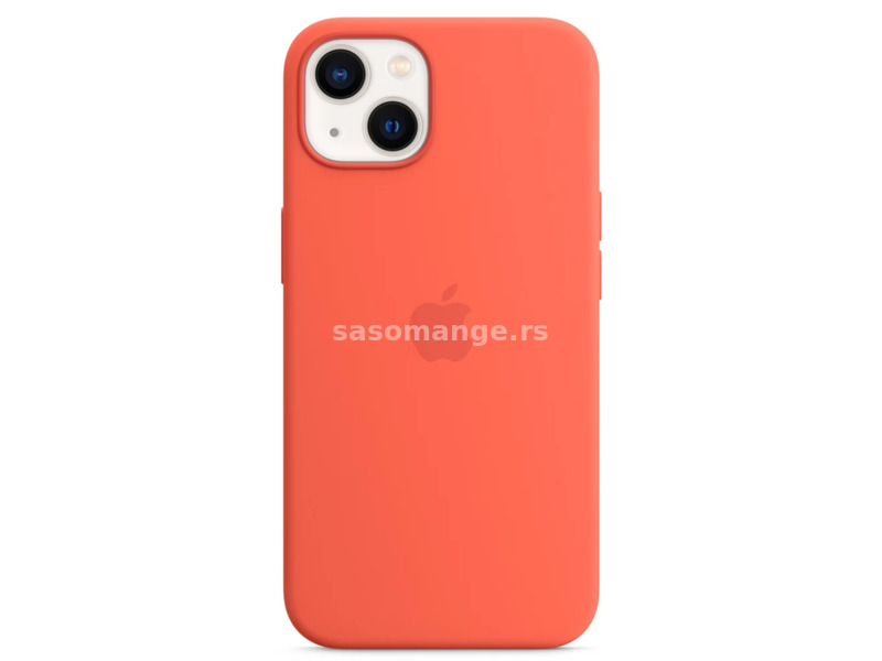 APPLE MagSafe rögzítésű silicone case iPhone 13 nektarin