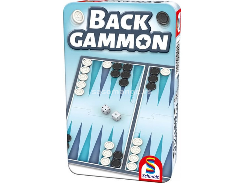 SCHMIDTSPIELE Backgammon fdobozban