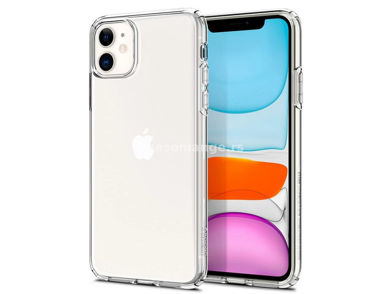 Apple iPhone 11 TPU silicone case Spigen Liquid Crystal transparent