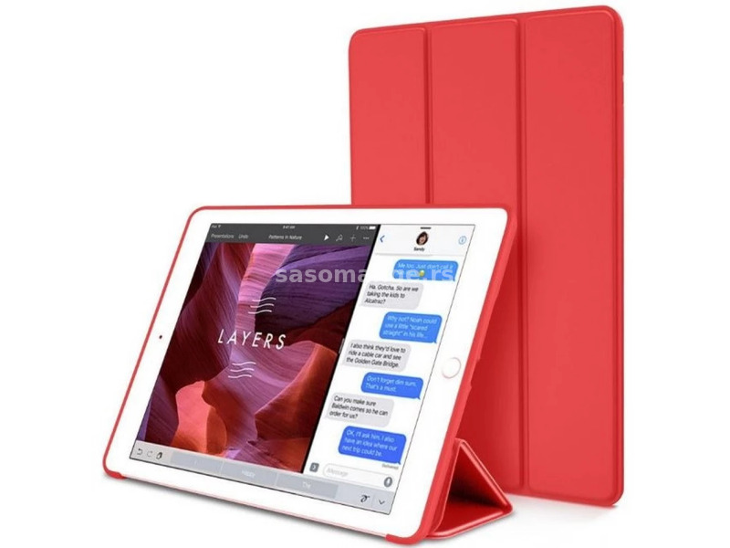 Apple iPad 2 / iPad 3 / iPad 4 mappa case Smart Case red