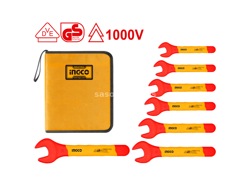 INGCO Set izolovanih vilastih ključeva 7/1 HKISPA0701