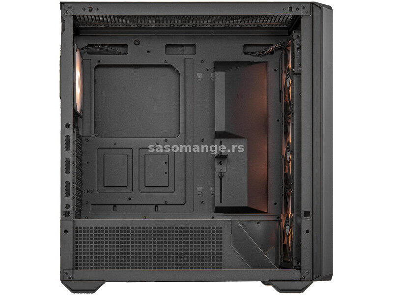 COUGAR | MX600 Black | PC Case | Mid Tower Mesh Front Panel 3 x 140mm + 1 x 120mm Fans Transpa...