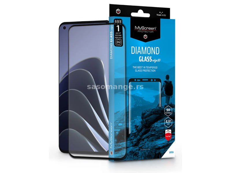 MYSCREEN Diamond Glass 3D screen protector OnePlus 10 Pro black