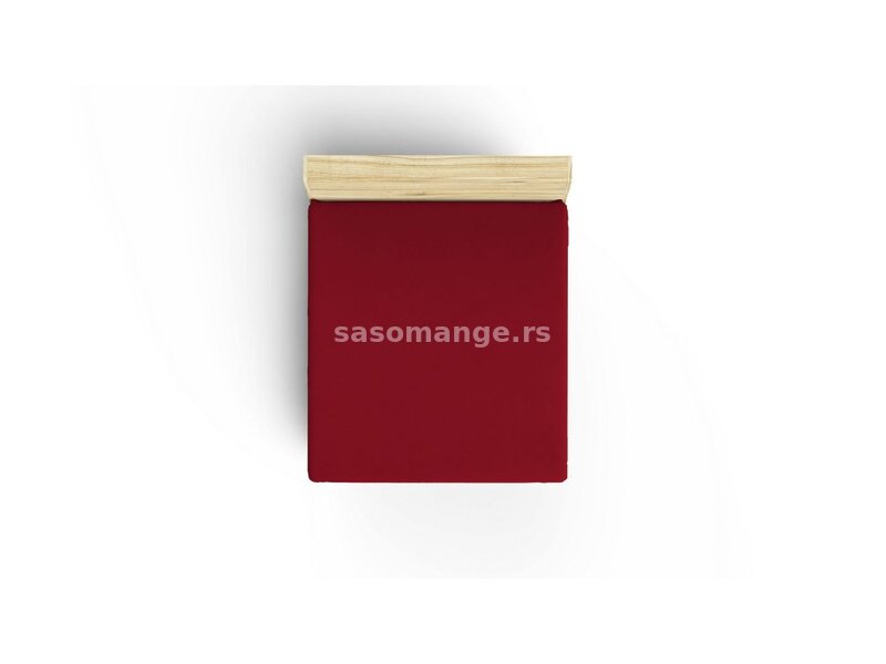 L`ESSENTIEL MAISON Ranforce dušečni čaršav (140x190) Maroon