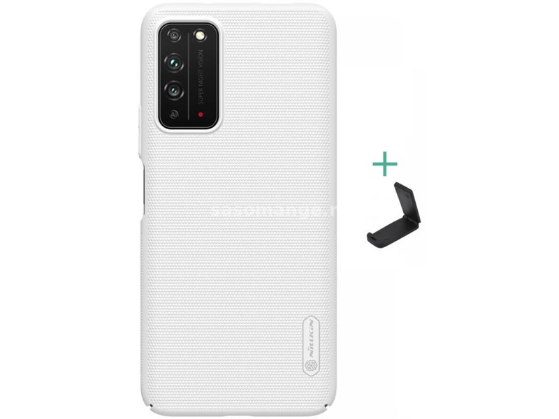 NILLKIN Super Frosted Plastic back panel protection case stand Samsung Galaxy A02s / M02s white
