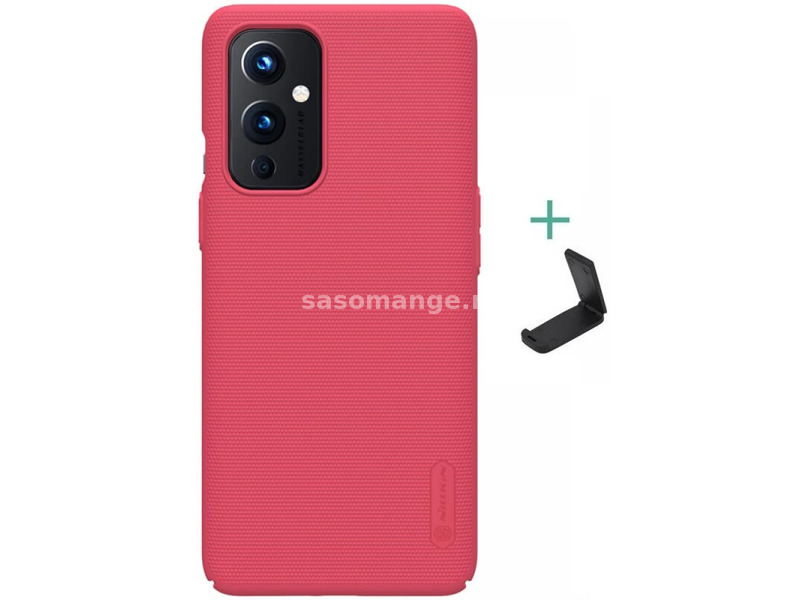 NILLKIN Super Frosted Plastic back panel protection case stand Samsung Galaxy M23 5G red