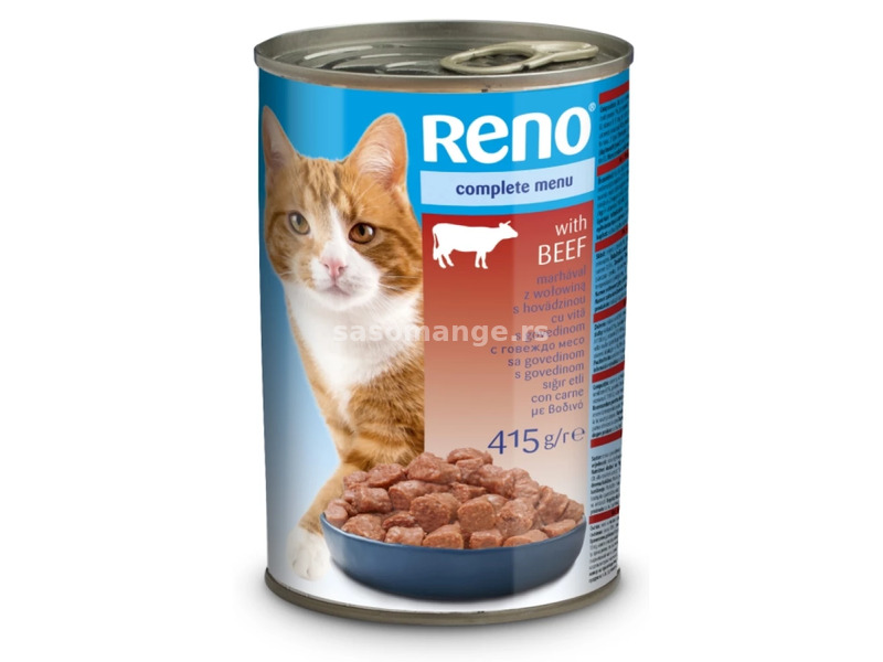 Reno tin Cat marha 415gr LPHT-RENO4353