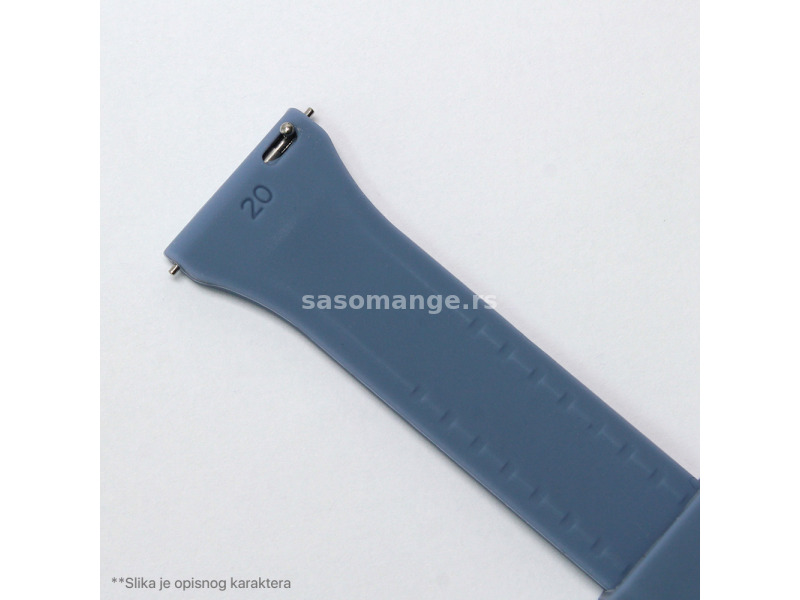 Narukvica flat za smart watch Samsung 4, 5 20mm crvena