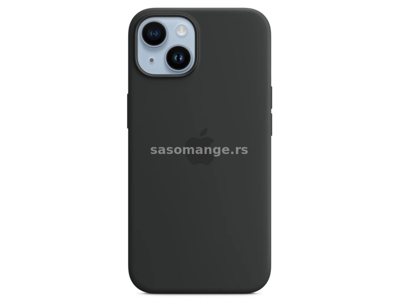 APPLE MagSafe rögzítésű silicone case iPhone 14 midnight black