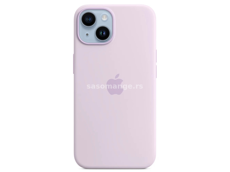 APPLE MagSafe rögzítésű silicone case iPhone 14 lilac