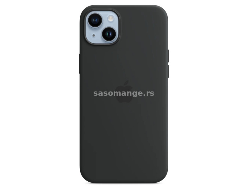 APPLE MagSafe rögzítésű silicone case iPhone 14 Plus midnight black