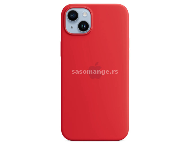 APPLE MagSafe rögzítésű silicone case iPhone 14 Plus red