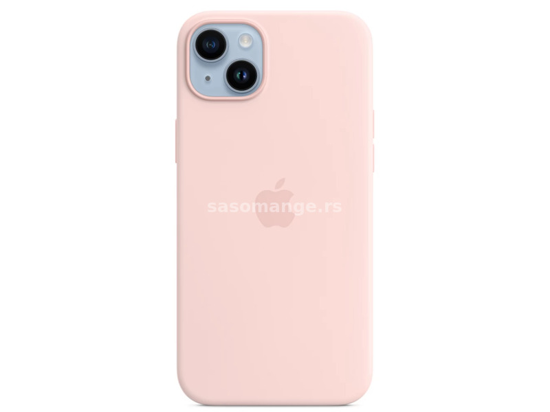 APPLE MagSafe rögzítésű silicone case iPhone 14 Plus chalk pink