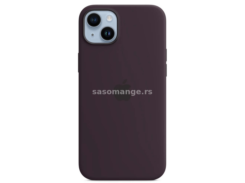 APPLE MagSafe rögzítésű silicone case iPhone 14 Plus bodzabogyó