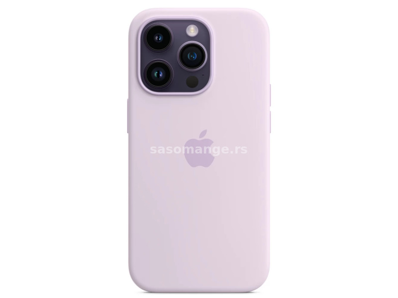APPLE MagSafe rögzítésű silicone case iPhone 14 Pro lilac