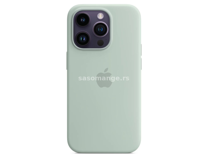 APPLE MagSafe rögzítésű silicone case iPhone 14 Pro kövirózsa
