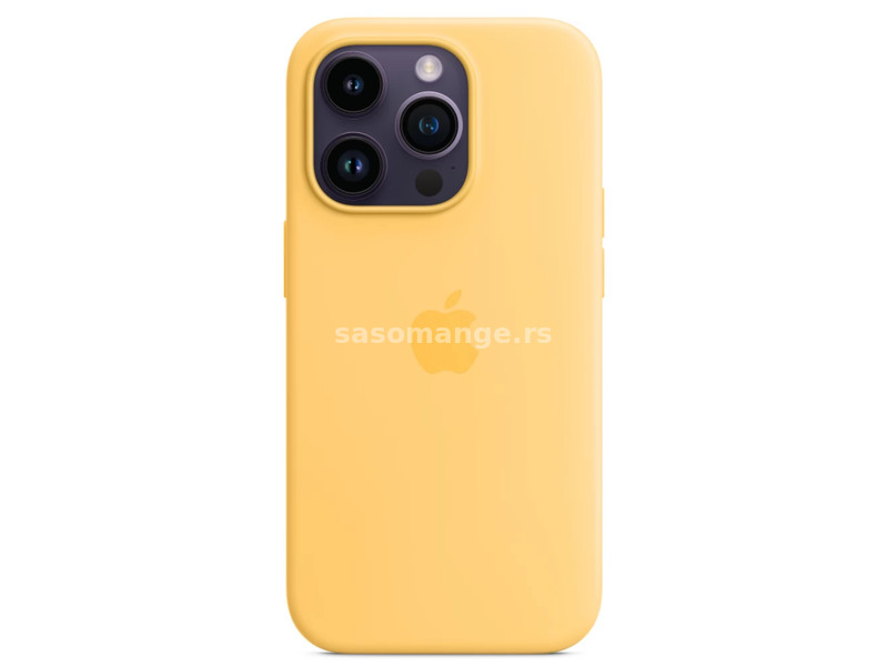 APPLE MagSafe rögzítésű silicone case iPhone 14 Pro sunbeam