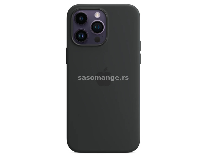 APPLE MagSafe rögzítésű silicone case iPhone 14 Pro Max black