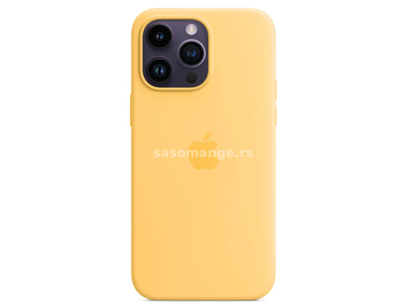APPLE MagSafe rögzítésű silicone case iPhone 14 Pro Max sunbeam