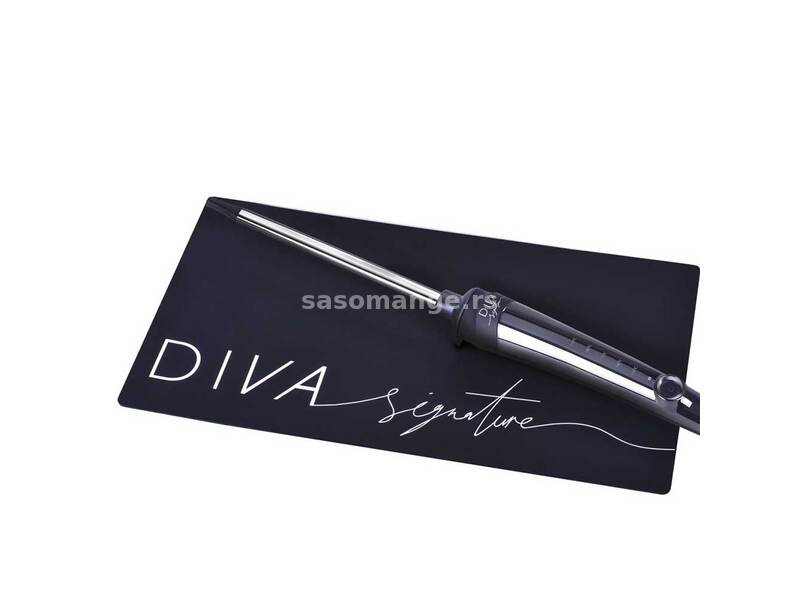 Profesionalni ultra tanki stajler za afro lokne Diva Signature Micro (10mm) DIVA07