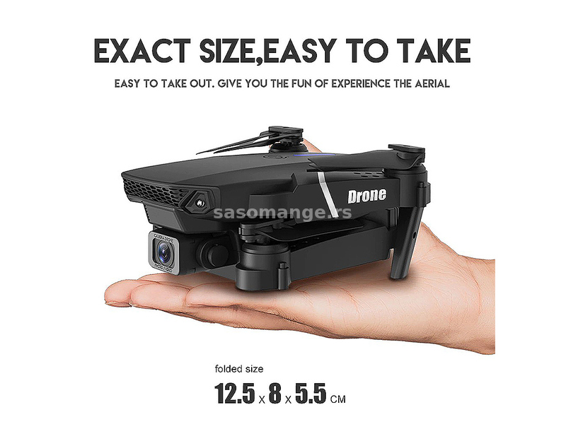 Mini dron HD wifi širokougaona kamera 1080P