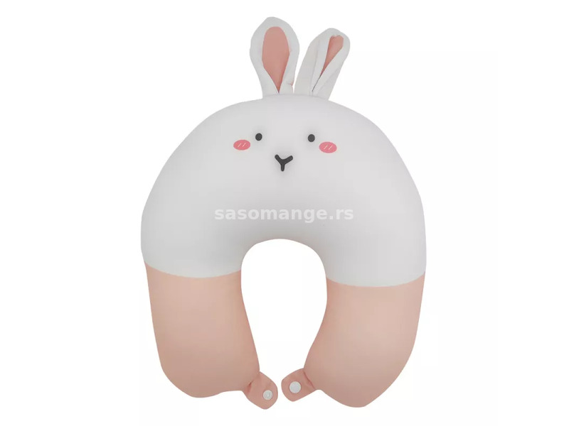 2 in 1 Pillow Pink Rabbit