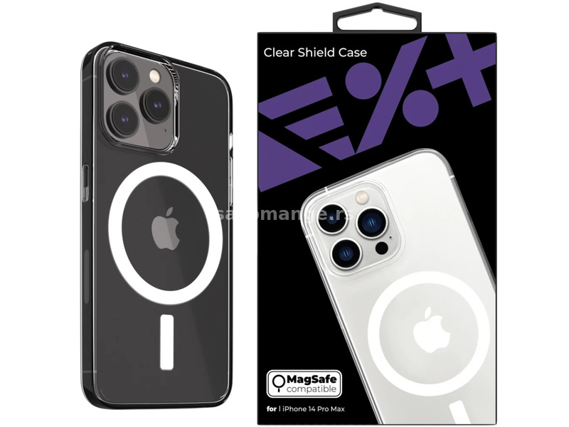 NEXT ONE Clear Shield MagSafe case iPhone 14 Pro Max transparent