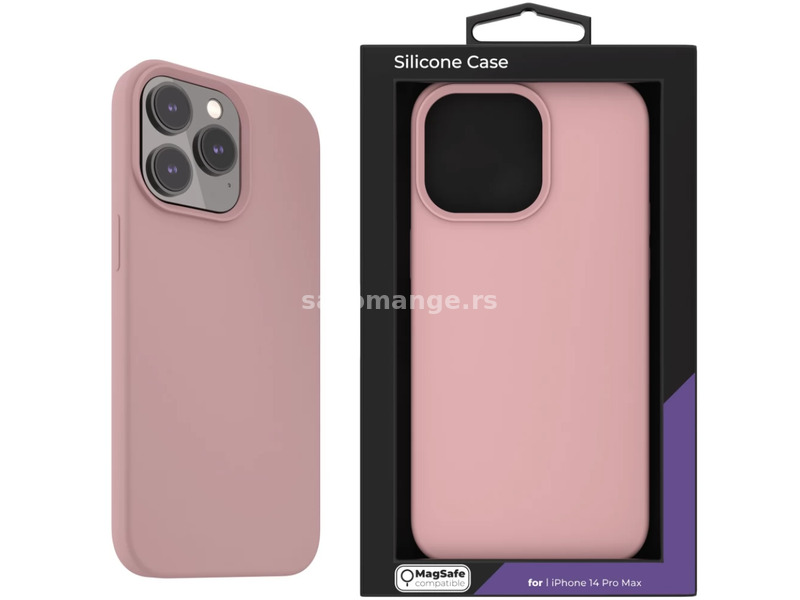NEXT ONE Silicon MagSafe case iPhone 14 Pro Max ballet pink