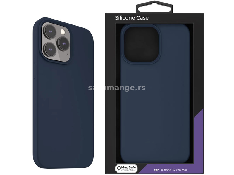 NEXT ONE Silicon MagSafe case iPhone 14 Pro Max Royal blue