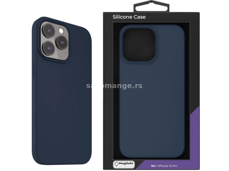 NEXT ONE Silicon MagSafe case iPhone 14 Pro Royal blue