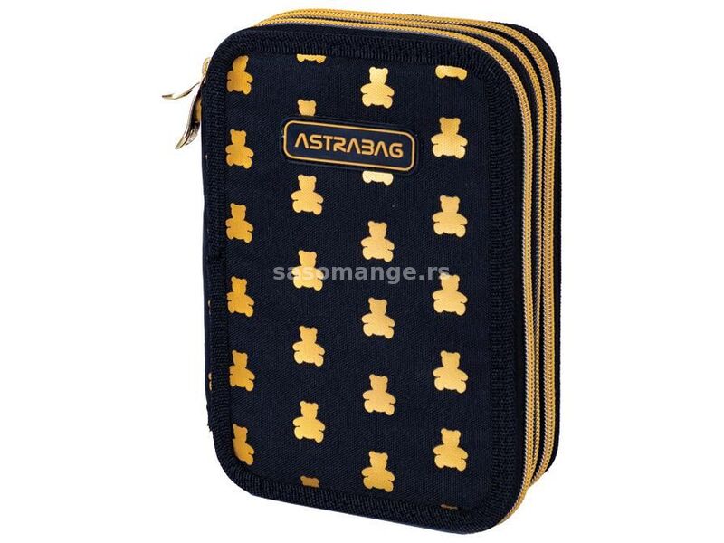 ASTRABAG Pernica puna 3 zipa Golden teddy crno-zlatna