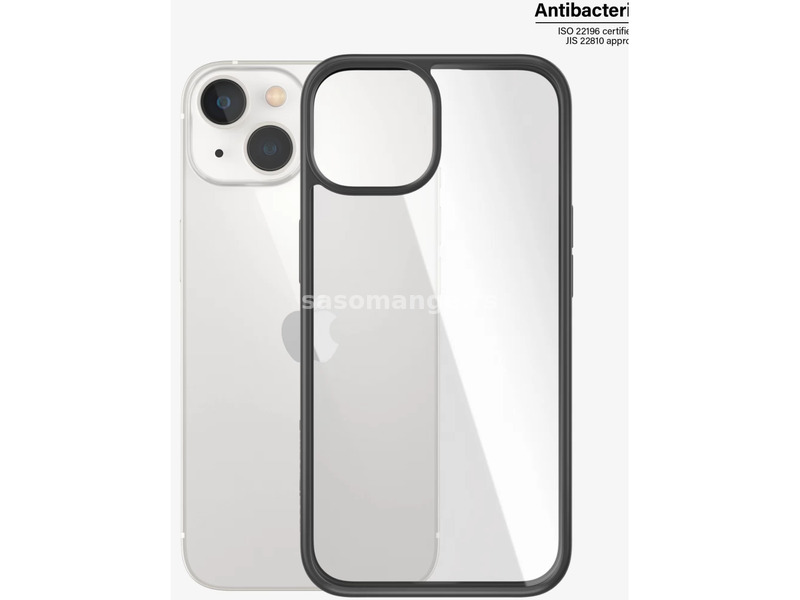 PANZERGLASS ClearCase Back Cover iPhone 14/13 black-transparent