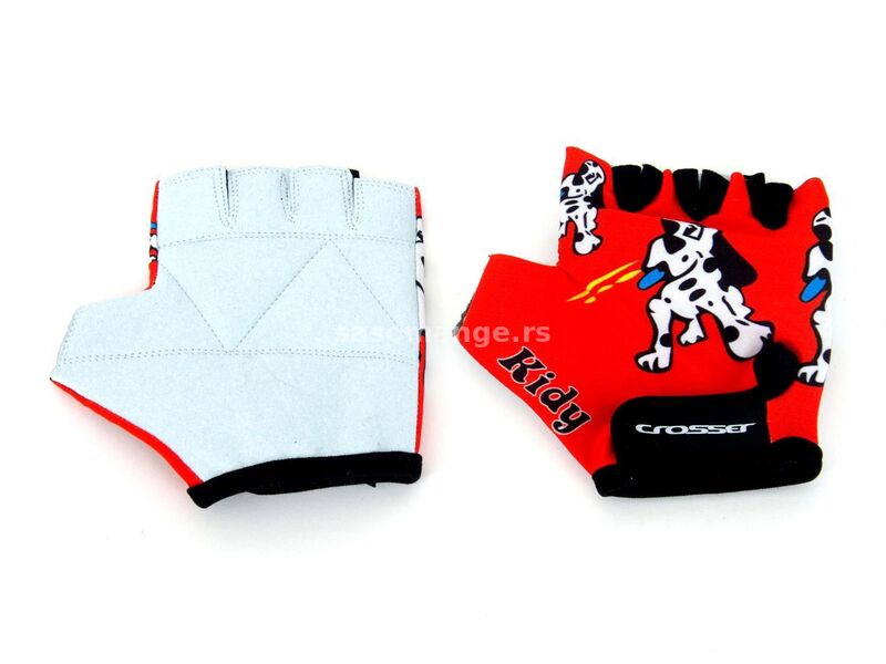 TOURDEFRANCE Rukavice dečije CROSSER CG-DOG-KIDS SHORT FINGER red S