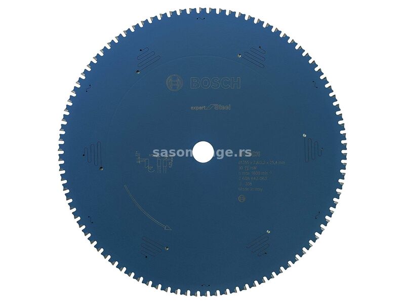Bosch list kružne testere Expert for Steel 355 x 25,4 x 2,6 mm, 90 (2608643063)