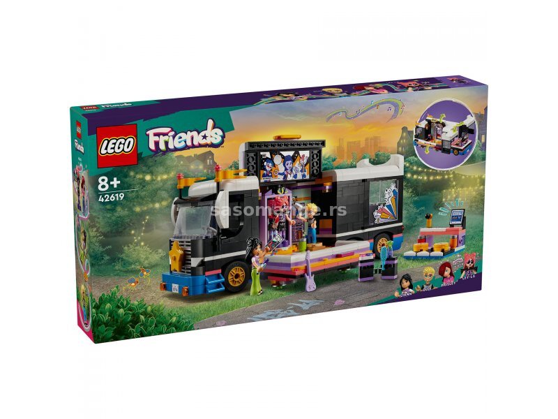 LEGO 42619 Autobus za muzičke turneje pop zvezda