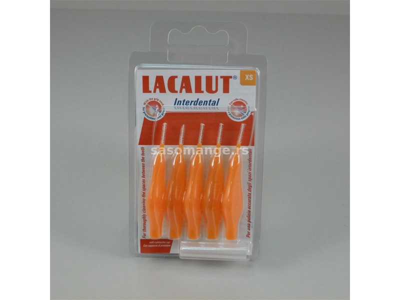 Lacalut interdental teeth gap cleaner brush xs 5 pcs