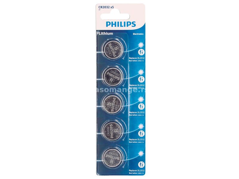PHILIPS CR2032 BLISTER Baterije