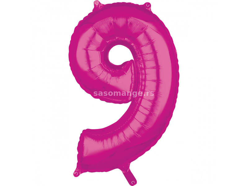 Folija balon 45x66cm Pink 9