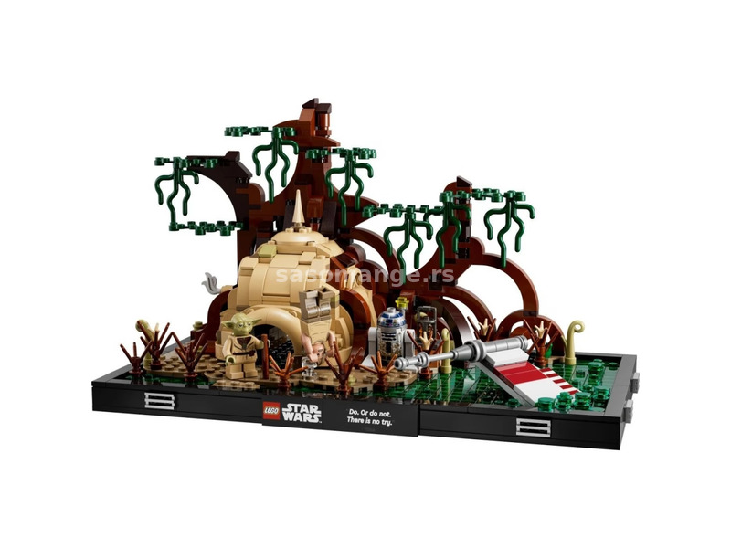LEGO Star Wars Jedi training a Dagobah planet diorama 75330