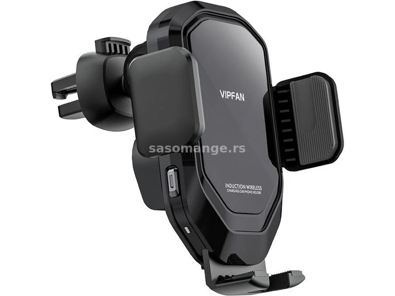 Vipfan W02 gravity phone holder and cable without charger ventilation grille black
