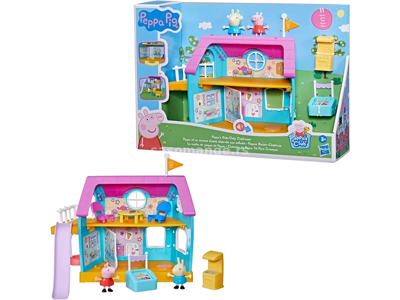 HASBRO Peppas Kids-Only Clubhouse Peppa pig game stock