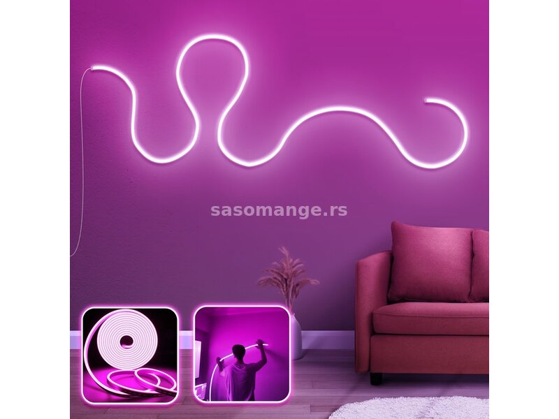 OPVIQ Zidna LED dekoracija Modern Wall Large Pink