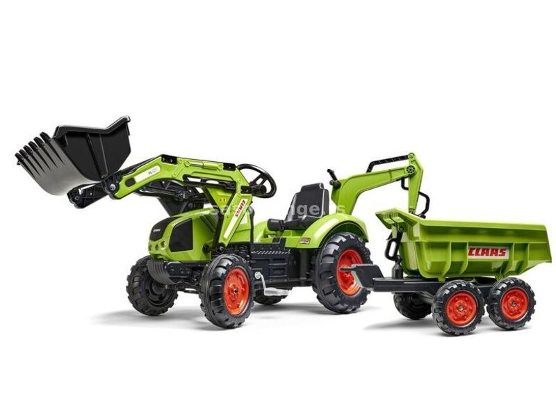 Traktor sa prikolicom i kašikom (2070w)